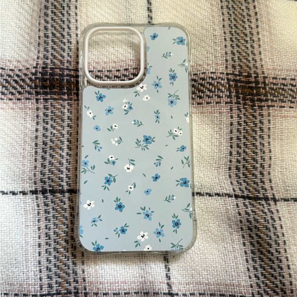 Floral Blue Phone Case Cyril iPhone 15 pro max